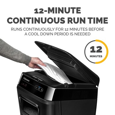 Fellowes AutoMax 150C Hands Free Cross-Cut Commercial Shredder (4680001)