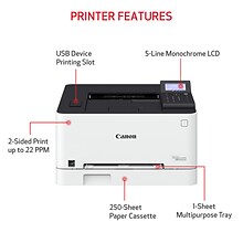 Canon Color imageCLASS LBP632Cdw Wireless Color Laser Printer (5159C003)