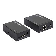 Manhattan HDMI to RJ45 Audio/Video Extender Kit, Female to Male, Black (207584)