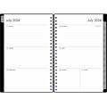 2024-2025 Blue Sky Enterprise 5 x 8 Academic Weekly & Monthly Planner, Plastic Cover, Black (13061