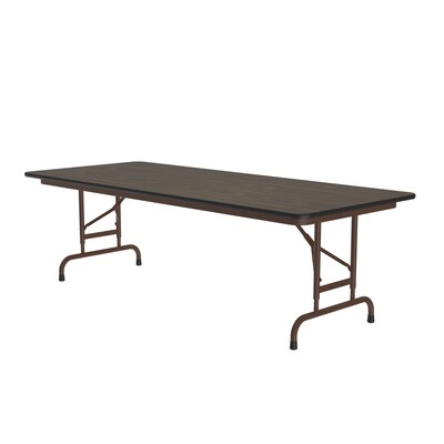 Correll Folding Table, 96x30 , Walnut (CFA3096TF-01)