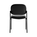 HON Scatter Stacking Guest Chair, Black SofThread Leather (BSXVL606SB11)