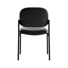 HON Scatter Stacking Guest Chair, Black SofThread Leather (BSXVL606SB11)