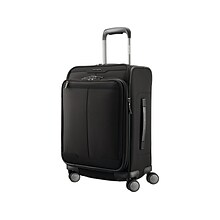 Samsonite Silhouette 17 Polyester Carry-On Spinner Luggage, Black (139016-1041)