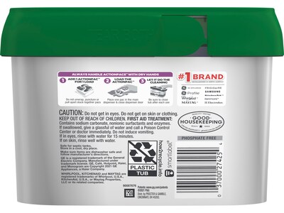 Cascade Platinum ActionPacs + Oxi Dishwashing Detergent Pods, Fresh Scent, 48 Pods/Box (3700027425)