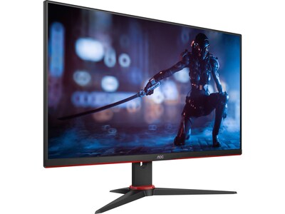 AOC 24" 165 Hz LED Gaming Monitor, Black/Red (24G2SE)