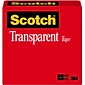 Scotch® Transparent Tape Refill, 1/2" x 36 yds. (600)