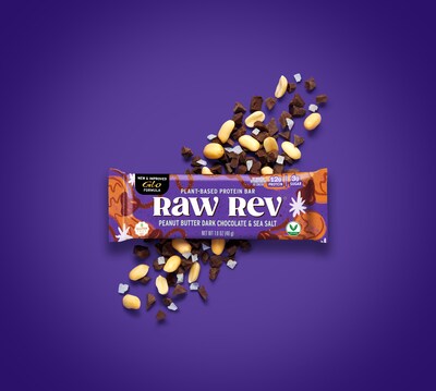 Raw Rev Gluten Free Peanut Butter Dark Chocolate & Sea Salt Protein Bar, 1.6 oz., 12 Bars/Box (RR-S-