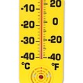 Learning Resources Indoor/Outdoor Wall Thermometer, Analog, Yellow (LER0380)