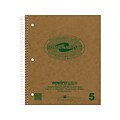 Roaring Spring Paper Products Environotes 5-Subject Notebook, 9 x 11, College-Ruled, 150 Sheets, B