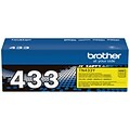 Brother TN-433 Yellow High Yield Toner Cartridge, Print Up to 4,000 Pages   (TN433Y)