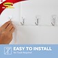 Command™ Small Wire Hooks, Clear, 3 Hooks (17067CLR-ES)
