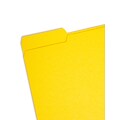 Smead Interior File Folder, 1/3-Cut Tab, Letter Size, Yellow, 100/Box (10271)