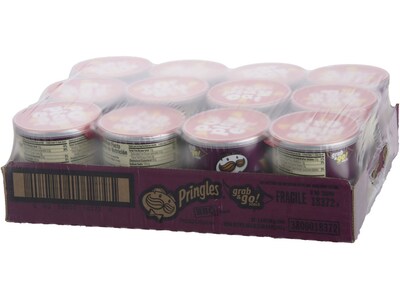 Pringles Grab & Go BBQ Crisps, 1.4 oz., 12 Cans/Carton (3800018372)