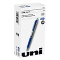 uniball Signo RT Gel Pens, Medium Point, 0.7mm, Blue Ink, Dozen (65941)