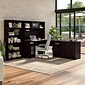 Bush Furniture Cabot 66"H 5-Shelf Bookcase with Adjustable Shelves, Espresso Oak (WC31866)