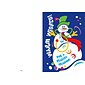 Warm wishes - for a healthy season - snowman - 7 x 10 scored for folding to 7 x 5, 25 cards w/A7 envelopes per set