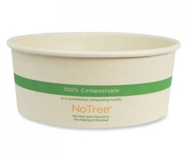 World Centric No Tree Sugarcane Bowl, 24 oz., Natural, 300/Carton (WORBONT24W)