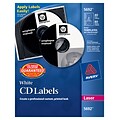 Avery Laser Media Labels, White Matte, 40 Disc and 80 Spine Labels/Pack (5692)