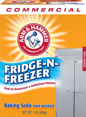 Arm & Hammer Fridge-n-Freezer Baking Soda, 1 lb Box 12 Boxes/Carton (3320084011)