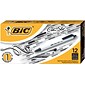 BIC Clic Stic Retractable Ballpoint Pens, Medium Point, Black Ink, Dozen (90433/CSM11BK)