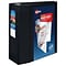 Avery Heavy Duty 5 3-Ring View Binders, D-Ring, Black (79-606)