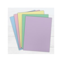 Printworks 30% Recycled Colored Paper, 20 lbs., 8.5 x 11, Assorted Pastel Colors, 100 Sheets/Ream,