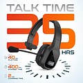 Delton 20X Professional Noise Canceling Bluetooth Mono Phone & Computer Headset, Black, 2/Pack (DBTH