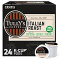 Tullys Italian Roast Coffee, Dark Roast, Keurig® K-Cup® Pods, 24/Box (193019)