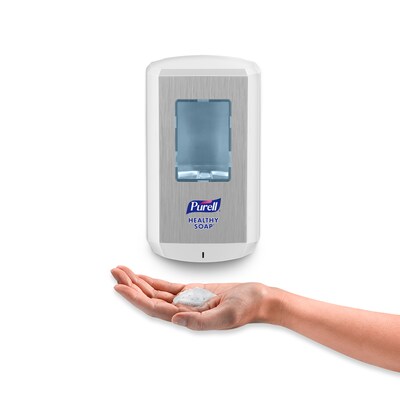 PURELL CS 6 Automatic Wall Mounted Hand Soap Dispenser, White (6530-01)