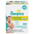 Pampers Baby Wipes Sensitive Perfume Free, 7X Refill Packs, 588/Carton (75461)