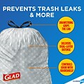 CloroxPro Glad ForceFlex 13 Gallon Tall Kitchen Trash Bag, 23.75 x 24.88, Low Density, .72 mil, Gr