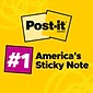 Post-it Pop-up Notes, 3" x 3", Canary Collection, 100 Sheet/Pad, 24 Pads/Pack (R33024VAD)