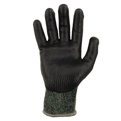 Ergodyne ProFlex 7070 Nitrile Coated Cut-Resistant Gloves, ANSI A7, Heat Resistant, Green, Medium, 12 Pair (18033)