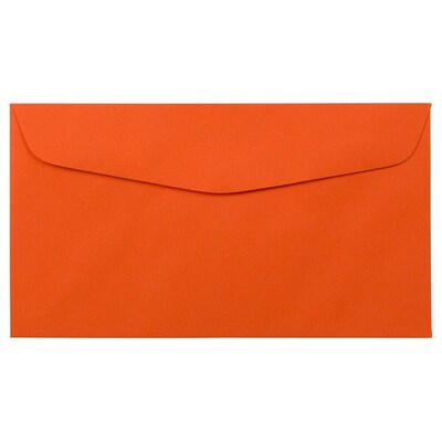 JAM Paper #6 3/4 Business Envelopes, 3 5/8 x 6 1/2, Orange, 50/Pack (1536483I)