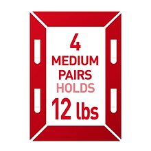 Command Medium Picture Hanging Strips, White, 50 Pairs, 100-Command Strips (17201CABPK-NA)