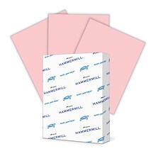 Hammermill Colors Multipurpose Paper, 24 lbs., 8.5 x 11, Pink, 500 Sheets/Ream (104463)