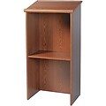 Safco® Stand Up Lectern; Medium Oak