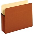 Quill Brand® 100% Recycled Expanding File Pockets, 3-1/2 Expansion, Letter Size, 10/Box (71524ER)