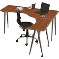 Balt® iFlex Modular Desking; Home Office, Cherry