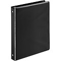 Quill Brand® Standard 1 3-Ring Binder, Black (739301)