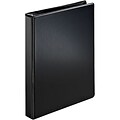 Quill Brand® 1 D-Ring Binder; Non-View, Black, 3-Ring