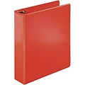 Quill Brand® 2 D-Ring Binder; Non-View, Red, 3-Ring