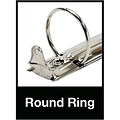 Quill Brand® Standard 1  3-Ring Binder, White (739313)
