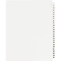 Avery-Style Legal Side Tab Dividers, 25-Tab, 1-25, Letter, White, 25/set
