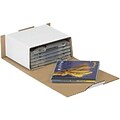 Corrugated CD Mailers; Holds 6 CDs, 5-5/8x5x2-9/16, Bundle of 50