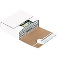 Corrugated CD Mailers; Holds 1-4 CDs, 5-3/4Lx5-1/16Wx1-3/4D; Bundle of 200