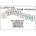 Medical Arts Press® 2x3 Full-Color Dental Magnets; A Perfect Smile