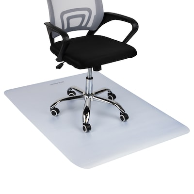 Mind Reader Hard Floor Chair Mat, 35" x 47'', Clear (FLCREC-CLR)