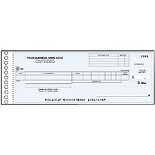 Delforms® One-Write Payroll General Expense Check Refills; 250 with Duplicates
